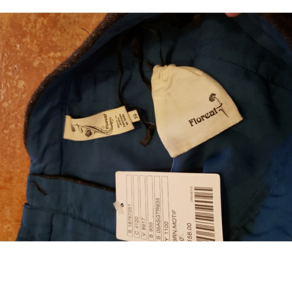 Anthropologie Floreat tweed wool skirt 10 - Picture 4 of 8